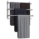 Handtuchhalter Bad ohne Bohren Wandmontage 304 Edelstahl Gebürstet Badetuchhalter 60 cm Handtuchstange…