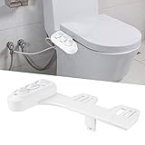 Atyhao Bidet-Toilette 3/8 Gewinde Bidet-Aufsatz Warm- und Kaltwasser Doppel-Düsen-Toilette Bidet-Sprühgerät…