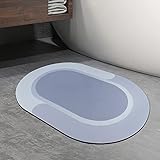 EZESO Super saugfähige Bodenmatte, schnell trocknend, rutschfest, Mikrofaser, Badematte für Badezimmer,…