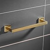 Handtuchhalter 40cm Wand Handtuchstange Gold Gebürstet für Badezimmer