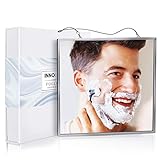 INNObeta Duschspiegel Beschlagfrei groß für Rasur & Gesichtsreinigung, Spiegel Dusche Rasieren (17cmx17cm),…