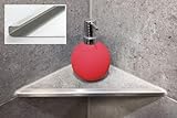 ABLAGO® Design befliesbare Duschablage Badezimmer Fliesen Ablage Edelstahl Regal, Abmessungen:Q280 395x280x280mm