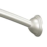 Moen DN2160BN Inspirations Curved Shower Rod, Brushed Nickel by Moen