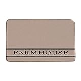 ZKJSMGS Farmhouse Badematte, rustikaler Western-Stil, Vintage-/Retro-Stil, klassisch, primitiv, braun,…