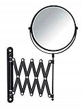 WENKO Kosmetik-Wandspiegel Teleskop Exclusiv, Spiegel mit 100%-Spiegelfläche & 3-fach Vergrößerung (B/H):…