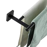 KOKOSIRI Badezimmer-Handtuchstangen, 40 cm, mattschwarz, 40 cm, Handtuchhalter für Bad, Küche, Wand,…