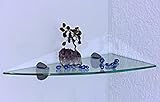 Dekoleidenschaft Wandregal aus 10mm Glas, klar, Verschiedene Formen und Größen, Glasregal, Glasboden,…