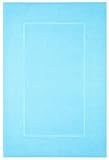 Lashuma Läufer fürs Badezimmer Baby - Blau, Schnelltrocknender Wannenvorleger, Prestige 60x90 cm