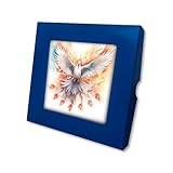 Fratelli Bonella | Keramikfliese mit der Symbolik der Konfirmation in Geschenkbox 10 x 10 cm | Made…