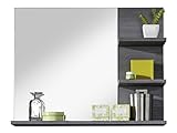 trendteam smart living Badezimmer Wandspiegel Spiegel Badezimmerspiegel Miami, 72 x 57 x 17 cm in Rauchsilber…