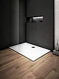 Aica Sanitär Duschwanne Duschtasse 90X70cm für Duschabtrennung walk in Duschwand Dusche Duschkabine…