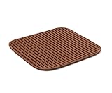 Gözze - Rutschfester Weicher Badeteppich, 100% Polyester, 50 x 45 cm - Schokolade