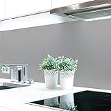 Küchenrückwand Grautöne Unifarben Premium Hart-PVC 0,4 mm selbstklebend, Größe:120 x 60 cm, Ral-Farben:Signalgrau…