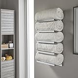 House & Homestyle Handtuchhalter aus Chrom, Wandmontage, 5 Etagen, Handtuchhalter für Badezimmer, Bad…