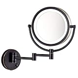 Hardwire Make-up-Spiegel-Wandhalterung, beleuchtet mit 10-facher Vergrößerung, direkter Draht, 20.3…