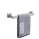 NearMoon Badezimmer-Handtuchstange, Badzubehör, hochwertig, dicker Edelstahl, quadratisch, Duschtuchhalter…