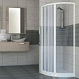 Duschkabine mit einer Tür, seitliche Öffnung, halbkreisförmig, hergestellt aus ungiftigem PVC, selbstverlöschend,…