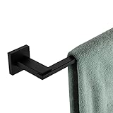 KOKOSIRI Handtuchstangen Matt Schwarz Badezimmer Handtuchhalter Wandmontage, 24 Zoll Badetuchhalter…