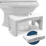 BUDDLEY® Toilettenhocker Kunststoff - Klohocker für richtige Haltung - Toilettenhocker Erwachsene und…