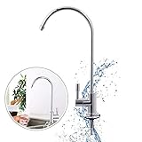 Wasserhahn Küche, Haofy Küchenarmatur aus Zinklegierung, 360° Drehbar für kaltes Wasser, 1/4'' Spültischarmatur…