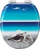 Cornat WC-Sitz "Snail Blue" - Ansprechendes Design - Hochwertiger Holzkern - Absenkautomatik - Komfortables…
