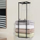 Handtuchhalter für Badezimmer, 71,1 cm, Wandmontage, Handtuchhalter für gerollte Badetücher, 3 Stangen…
