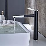 HomeLava 360° Drehbar Waschtischarmatur Schwenkbar Wasserhahn Bad Moderne Einhebelmischer Badarmatur…