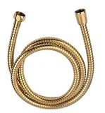Ownace Stainless Steel 1.5M Flexible Shower Hose Replacement for Bathroom Set (PVD-Ti Gold) by Ownace