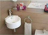 Art-of-Baan® Design-Waschbecken aus Keramik I hochwertiges Handwaschbecken mit Lotus-Effekt I kleines…