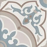 1 Musterfliese | Marokkanische Fliesen in Zementoptik “Aydan“ | 20 x 20 cm | für Küche Flur Bad & Küchenrückwand…