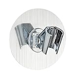WENKO Static-Loc® Duschkopfhalter Osimo - Befestigen ohne bohren, Kunststoff (PET), 9.5 x 5 x 9.5 cm,…