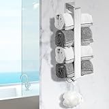 Handtuchhalter Ohne Bohren, Gästehandtuchhalter Handtuchstange Wand Selbstklebend Edelstahl Badetuchhalter…