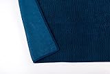 HomeLife - Luxuriöser rutschfester Badteppich aus Chenille [60 x 100] Badteppich, saugfähig und extra…