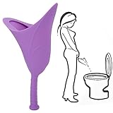 Frauen-Urinal-Trichter, Weibliches Uriniergerät, Rosa, Damen-Urinal, Wiederverwendbar, Piss-Trichter,…