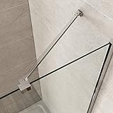 Heilmetz® Stabilisierungsstange Dusche Haltestange für Duschwand Stabilisator mit Flexibel 180° Drehbar…