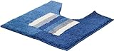 Erwin Müller WC-Umrandung Korfu, WC-Matte rutschhemmend blau Größe 50x50 cm - für Fußbodenheizung geeignet,…