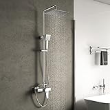 YOOZENA Einhand-Duschsäule für Badezimmer, ausziehbare Säule mit Wasserhahn, Handbrause mit Schlauch,…