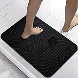 Homlab Badematte Rutschfester Badezimmerteppich absorbierender Badteppich 40x60cm schnelltrocknende…