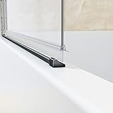 95 cm Ersatz Aluminium schwallschutzleiste Dusche für die untere Duschdichtung Duschwand Ersatzdichtung…