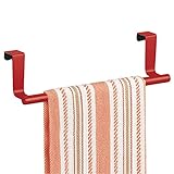 mDesign Handtuchhalter ohne Bohren – praktische Handtuchstange aus rostbeständigem Metall für über die…
