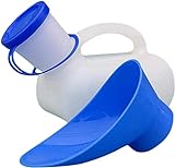 Tragbare Urinflasche für Damen und Herren,Unisex Notfall Urinal Toilette mit Tragegriff&Verschluss,Pinkelhilfe…
