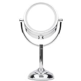 Mirrorvana Oval Sensor Spiegel | Motion Sensor-Activated LED-Beleuchteten Make-up-Spiegel mit doppelseitiger 1 x und 5 x Vergrößerung (Ende 2017 Modell)