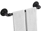 Industrieller Handtuchhalter, Handtuchstange, 50,8 cm, robust, Wandmontage, rustikaler Bauernhaus-Badetuchhalter…
