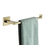 KOKOSIRI Badezimmer Handtuchstange Gold Handtuchhalter für Toilette Küche Schrank Wandhalterung Bad…