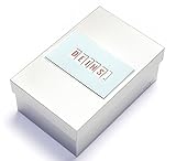 WANDLER® by Infinity Boxes Boxen-Set Deins, Magnet Deins und Box, klein, B11,3xL17,3xH7cm, silber