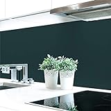 Küchenrückwand Grautöne 2 Unifarben Premium Hart-PVC 0,4 mm selbstklebend, Größe:280 x 60 cm, Ral-Farben:Granitgrau…
