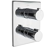 PaulGurkes Unterputz Thermostat Armatur Wannenmischer Brausebatterie eckig