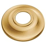 moen AT2199BG Collection Replacement Flange for Universal Standard Shower Arms, Brushed Gold