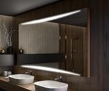 Artforma Badspiegel 190x100 cm mit LED Beleuchtung und Abdeckung- Wählen Sie Zubehör - Individuell Nach…