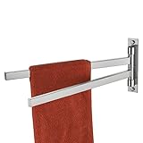 KOKOSIRI Handtuchhalter Rack Swivel Badezimmer Handtuchstangen Swing Out Rails für Bad Küche Gebürstetes…